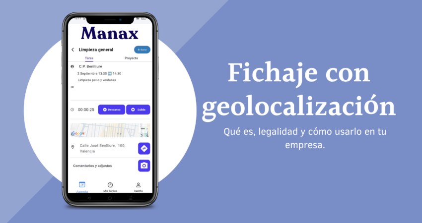 fichaje con geolocalización